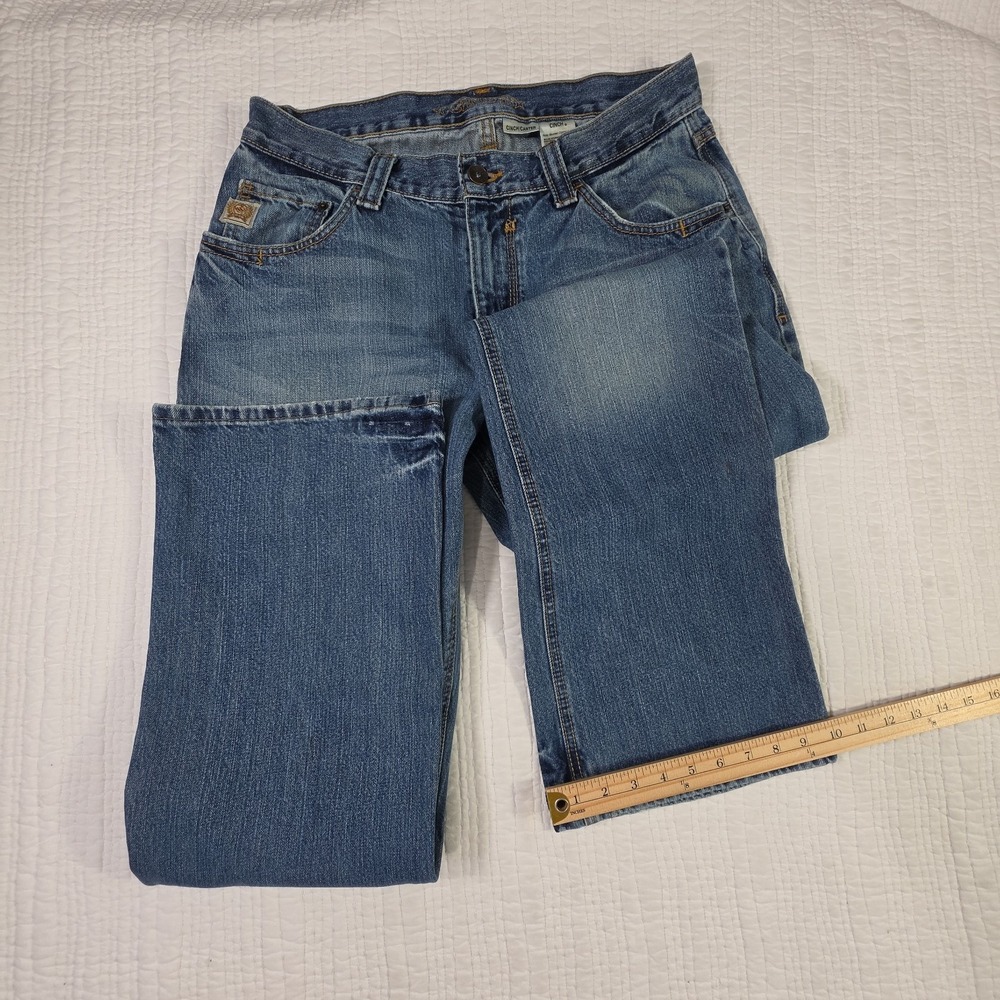Cinch Carter Jeans Men's 34x32 Medium Wash Bootcut Heavyweight Denim Cowboy Work - Picture 12 of 13
